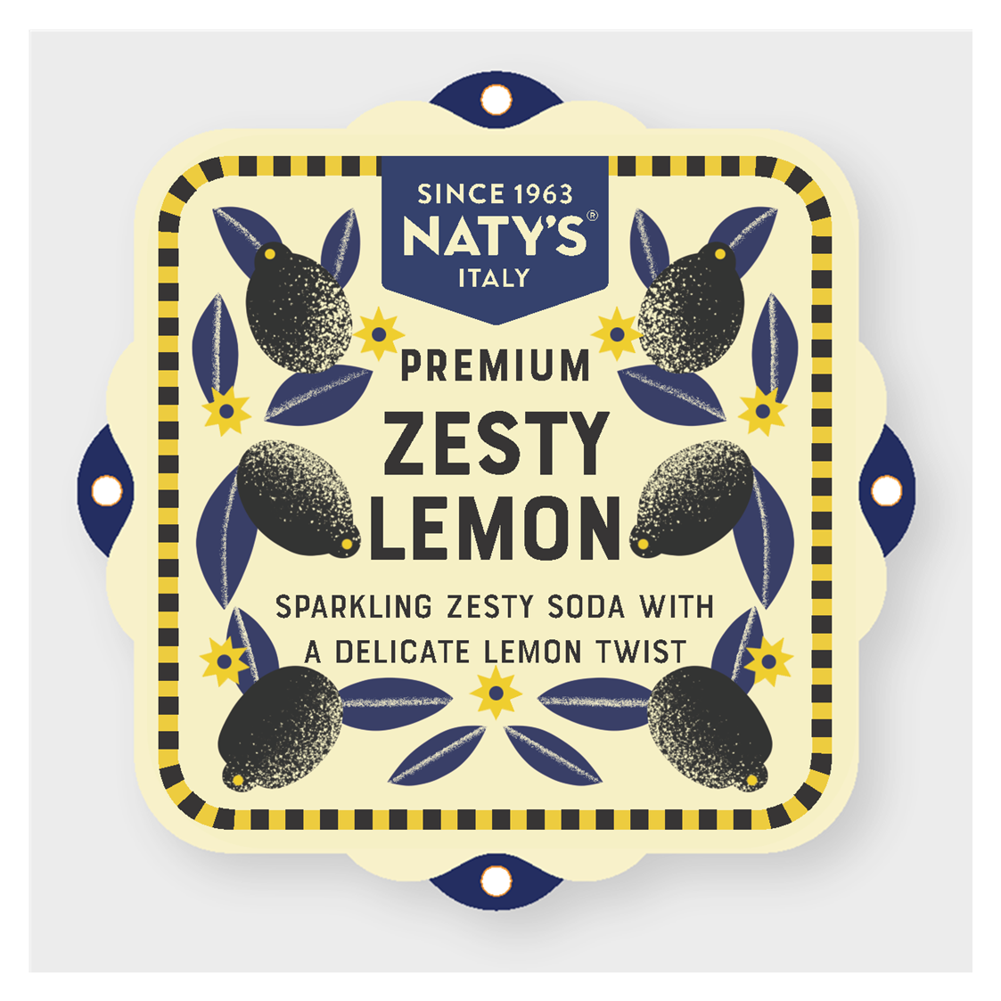 Zesty Lemon Soda